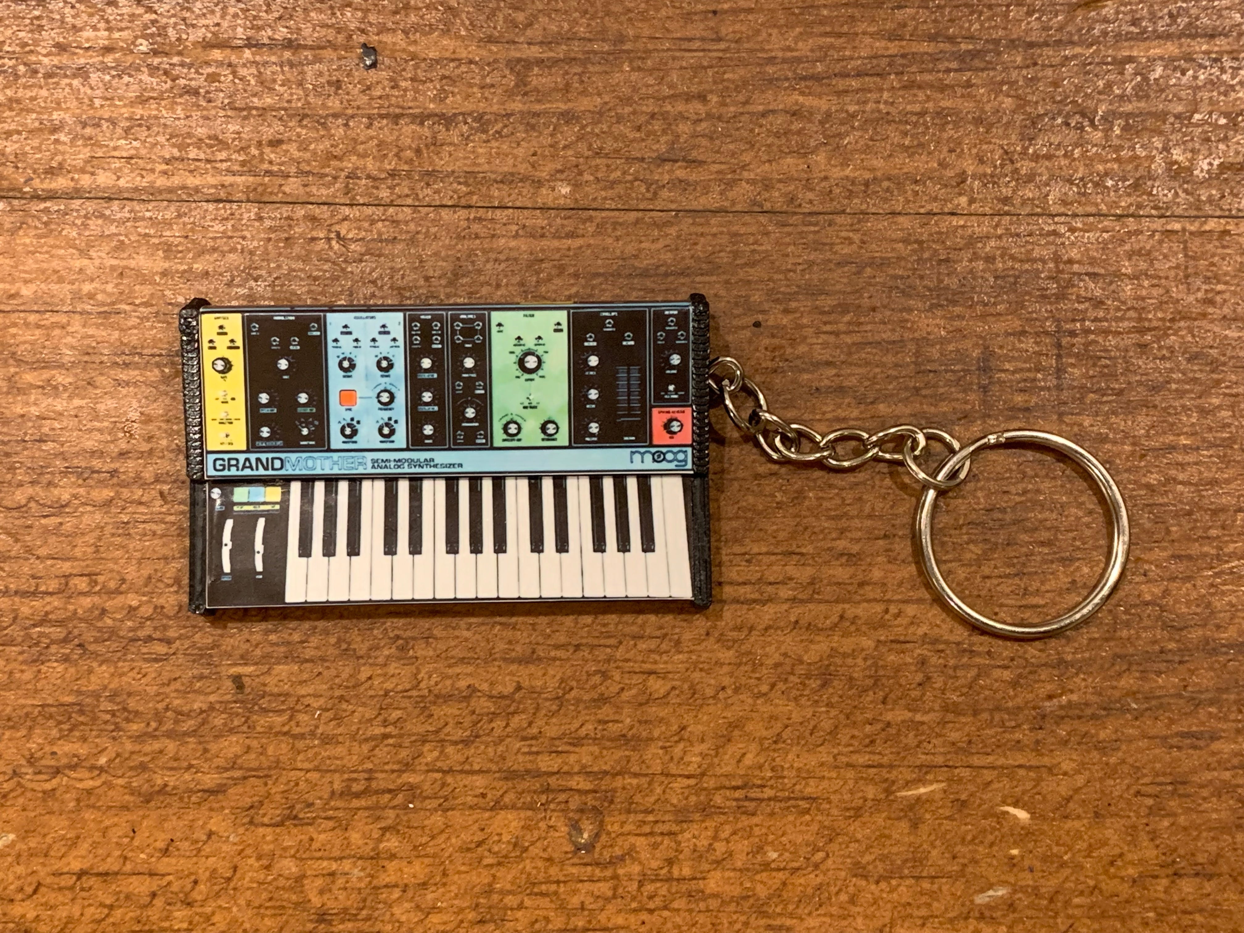 Moog Grandmother handmade keychain – The Low Pass
